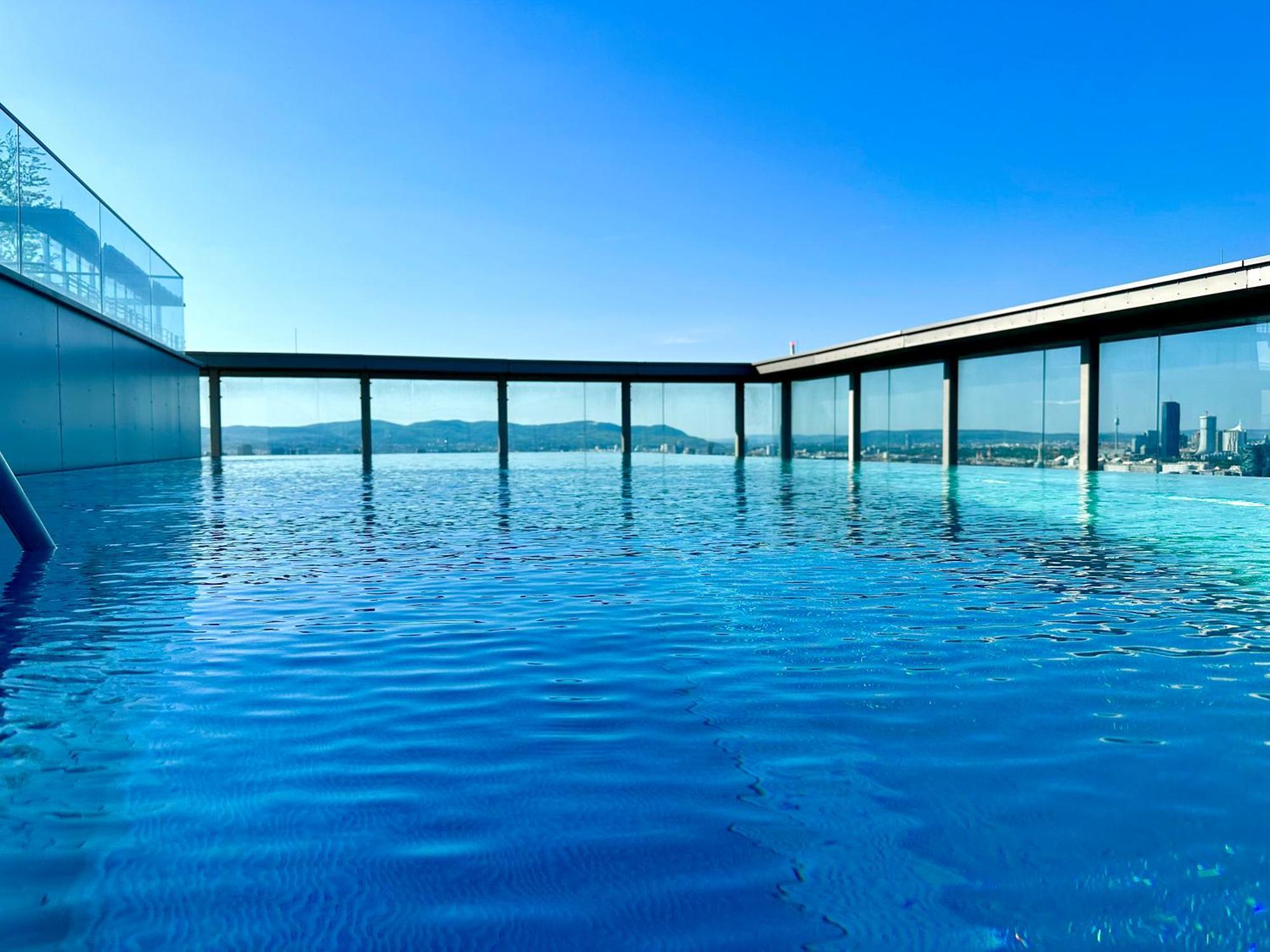 Luxury Penthouse I Rooftop Pool I Self Check-In Viena Exterior foto