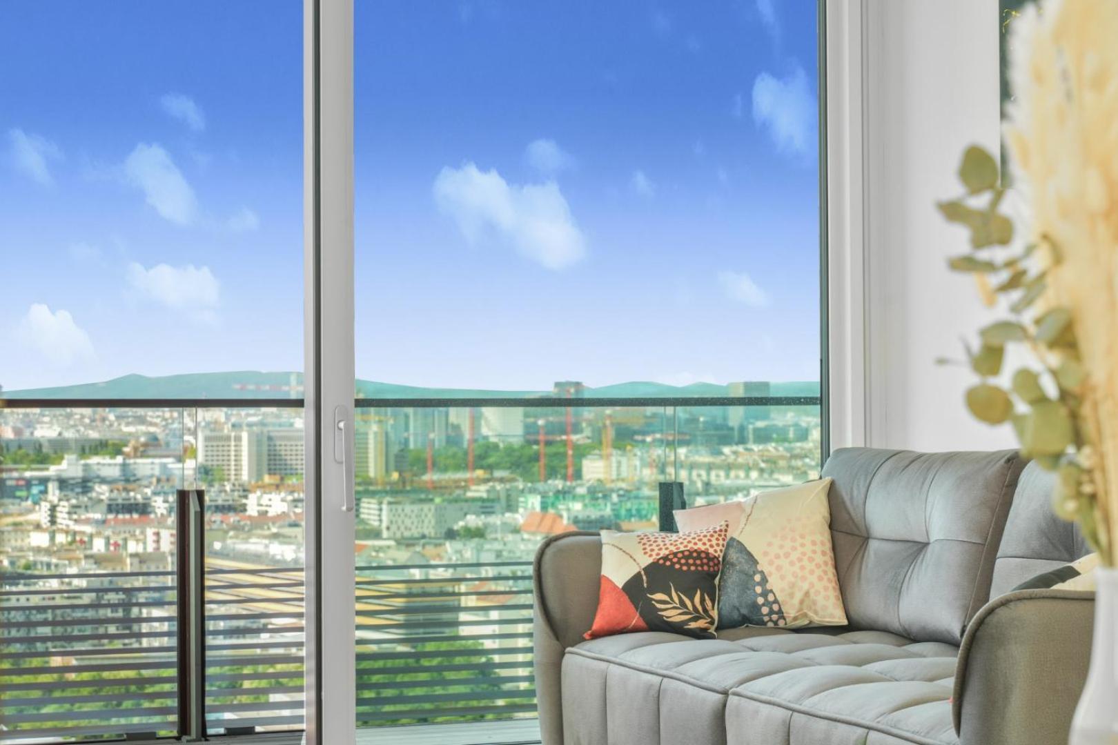 Luxury Penthouse I Rooftop Pool I Self Check-In Viena Exterior foto